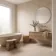 Cassio Beige Stone Look Matt Porcelain Tile 600x600mm