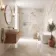 Arty Beige Onyx Marble Look Polished Porcelain Tile 600x1200mm