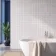 Carrara Look Matt Porcelain Rhombus Mosaic 266x307.5mm