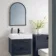White Matt Porcelain Fishscale Mosaic 259x273mm
