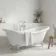 Peca White Stone Look Matt Porcelain Tile 300x600mm