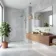 Arctic Grey Marble Look Polished Porcelain Tile 600x1200mm