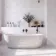 Beatrice White Marble Look Polished Porcelain Tile 600x600mm