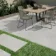 Etna Light Grey Concrete Look Slip Resistant Porcelain Outdoor Pavers 600x900mm