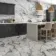 Invisible White Marble Gloss Vitrified Ceramic Tile 600x600mm