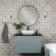 Metropolis Star Silver Patterned Matt Ceramic Tile 450x450mm