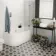 Metropolis Star Black Patterned Matt Ceramic Tile 450x450mm