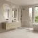 Pergamon Light Grey Stone Look Matt Porcelain Tile 1200x1200mm