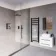 Crea Grey Cross Travertine Look Matt Porcelain Tile 300x600mm