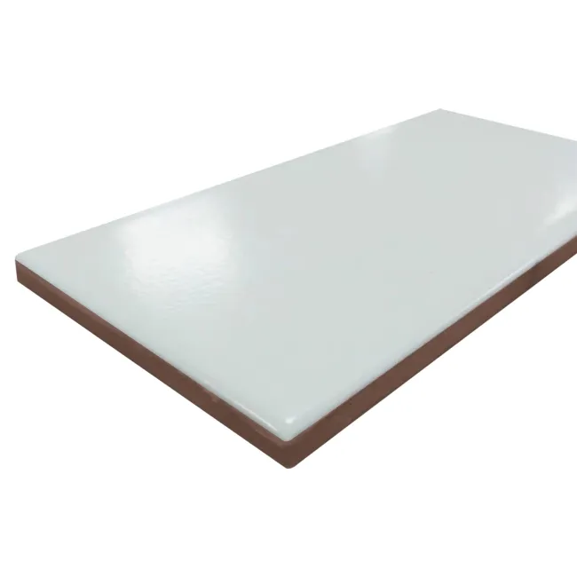 Mini Metro Flat White Matt Ceramic Wall Tile 75x150mm