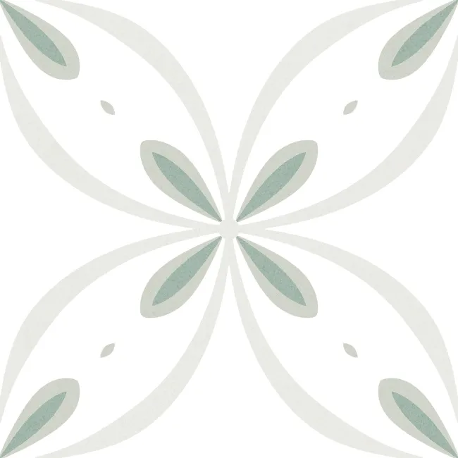 Itaca Green Mixed Pattern Look Slip Resistant Porcelain Tile 200x200mm