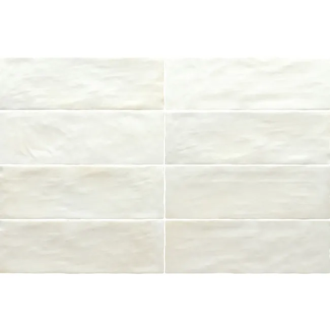 Sabbia White Stone Brick Look Matt Ceramic Tile 65x200mm