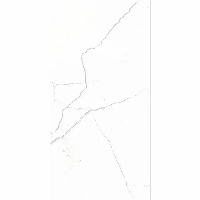 Roca Lincoln White Marble Look Matt Porcelain Wall & Floor Tile 300x600mm