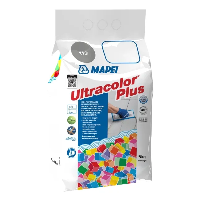 Ultracolor Plus Medium Grey 112 Flexible Grout 5kg