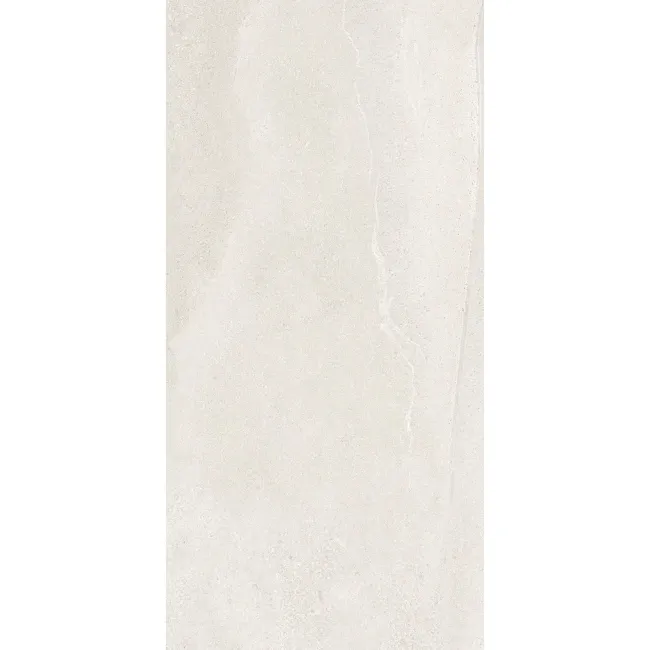 Peca White Stone Look Matt Porcelain Tile 300x600mm