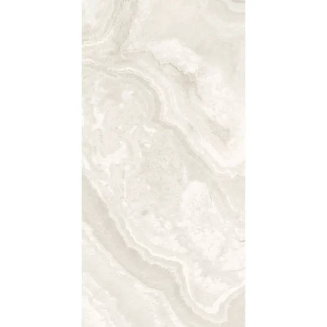 Royal Onyx Look Ivory Polished Porcelain Tile 600x1200mm