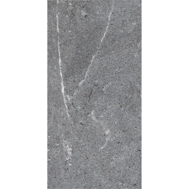 California Graphite Stone Look Matt Porcelain Tile 300x600mm