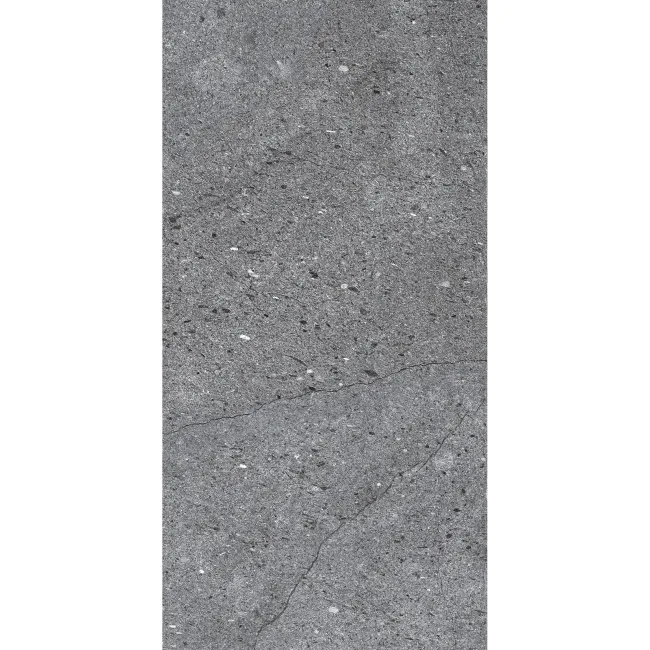 California Graphite Stone Look Matt Porcelain Tile 300x600mm