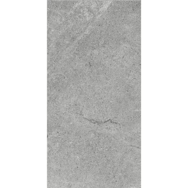 Mons Grey Limestone Look Matt Porcelain Tile 300x600mm