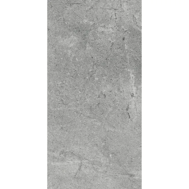 Mons Grey Limestone Look Matt Porcelain Tile 300x600mm