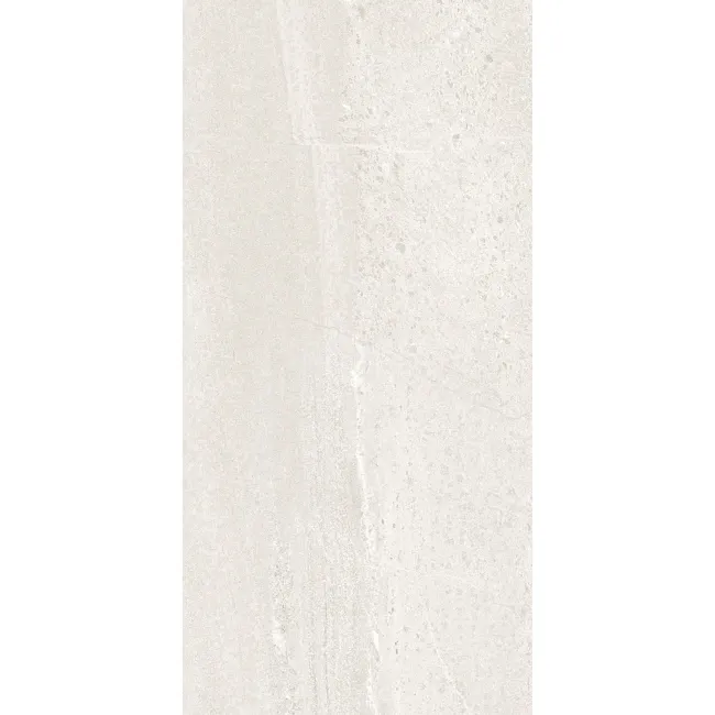 Peca White Stone Look Matt Porcelain Tile 300x600mm