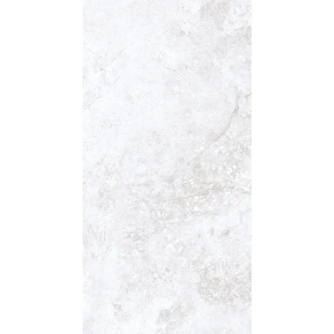 Angel Light Grey Stone Look Gloss Ceramic Tile 400x800mm