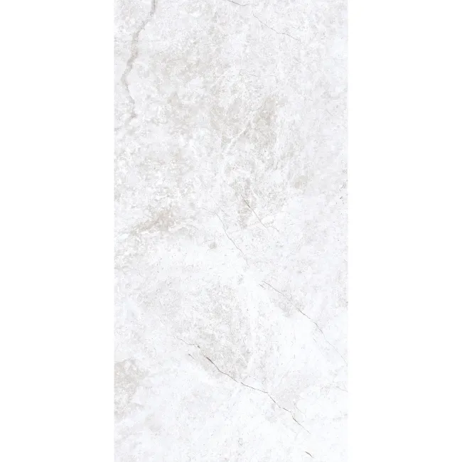 Angel Light Grey Stone Look Gloss Ceramic Tile 400x800mm