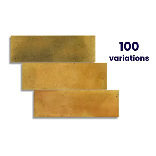 Luma Caramel Gloss Ceramic Wall Tile 65x200mm