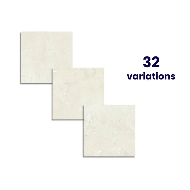 Roca Avalon Beige Stone Look Matt Porcelain Floor Tile 600x600mm
