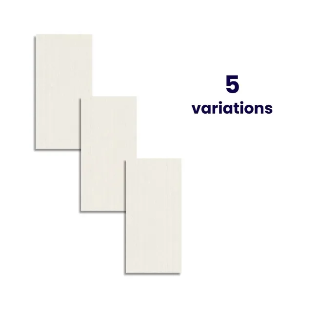 Everlast White Matrix Decor Limestone Look Matt Porcelain Tile 600x1200mm