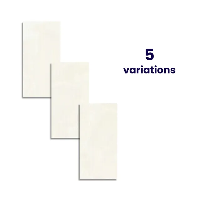 Precious Ivory Onyx Look Decor Silk Porcelain Tile 600x1200mm