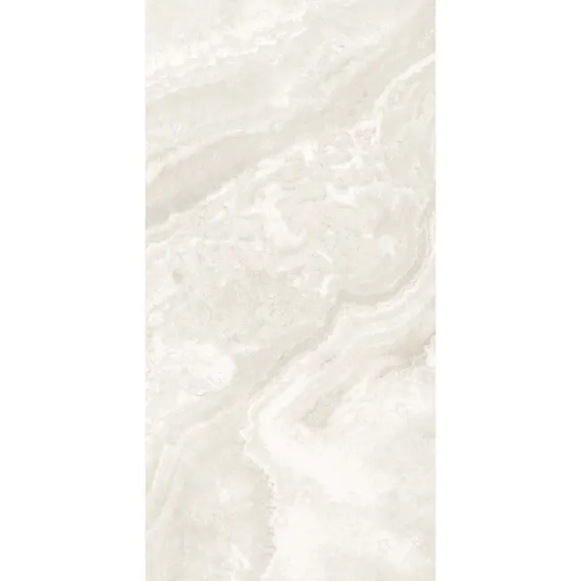 Royal Onyx Look Ivory Polished Porcelain Tile 600x1200mm