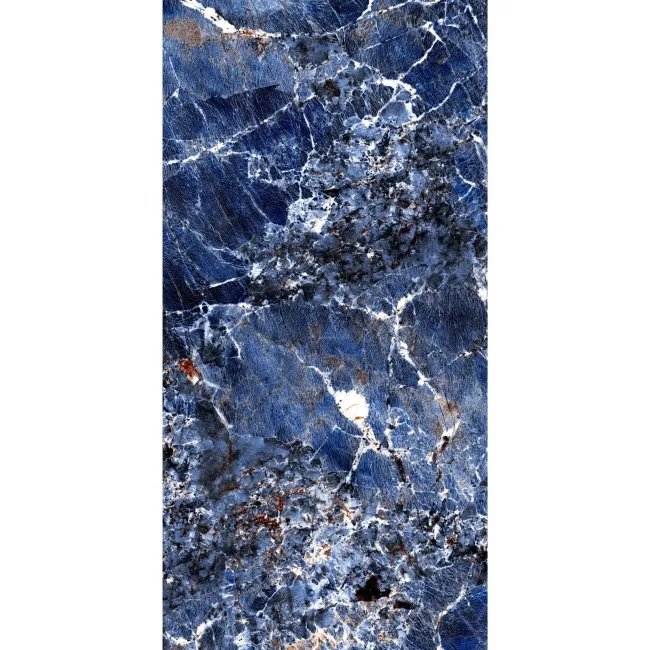 Galaxy Blue Marble Look Polished Porcelain Tile 1200x600mm