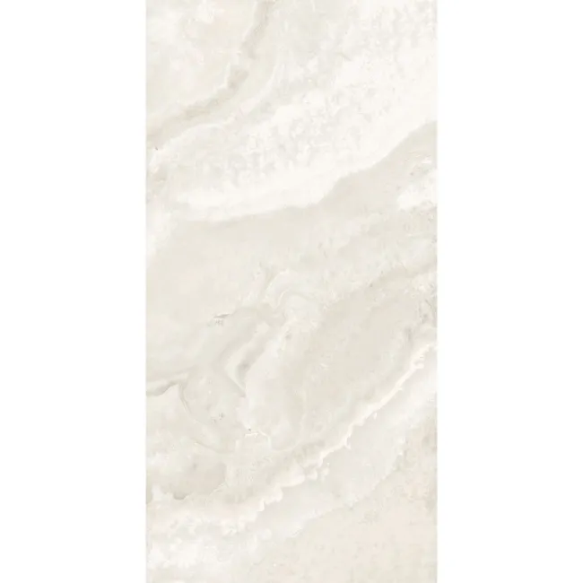 Royal Onyx Look Ivory Polished Porcelain Tile 600x1200mm