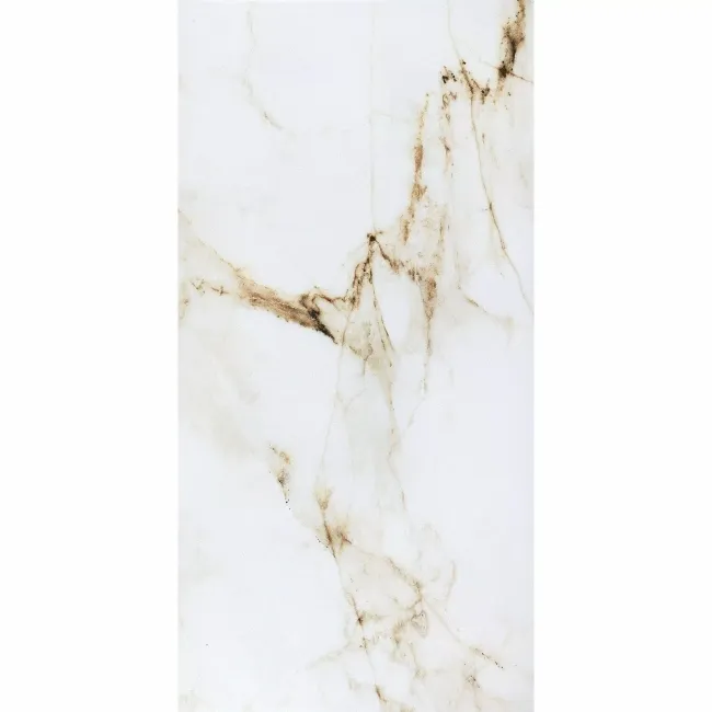 Barnaby White Marble Look Matt Porcelain Tile 300x600mm