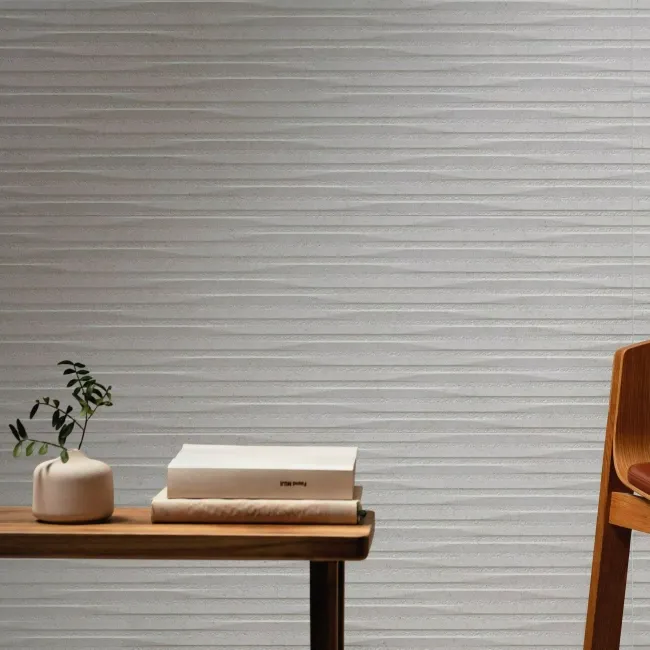 Colony Decor White Stone Look Matt Ceramic Tile 333x1000mm