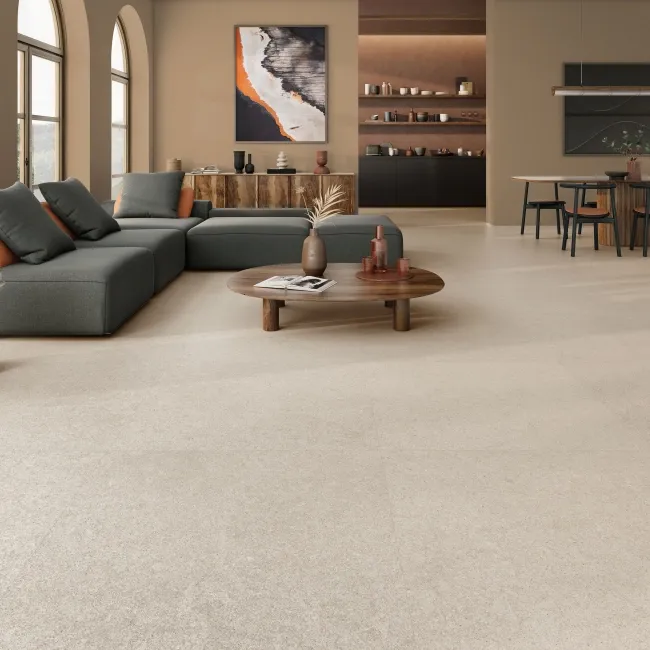 Everlast Sand Limestone Look Matt Porcelain Tile 600x600mm