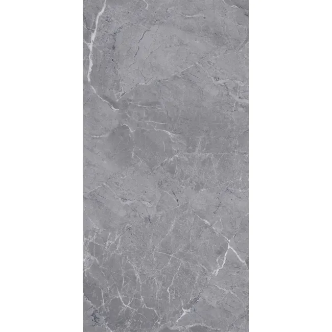 Venetian Black Marble Look Polished Porcelain Tile 600x1200mm