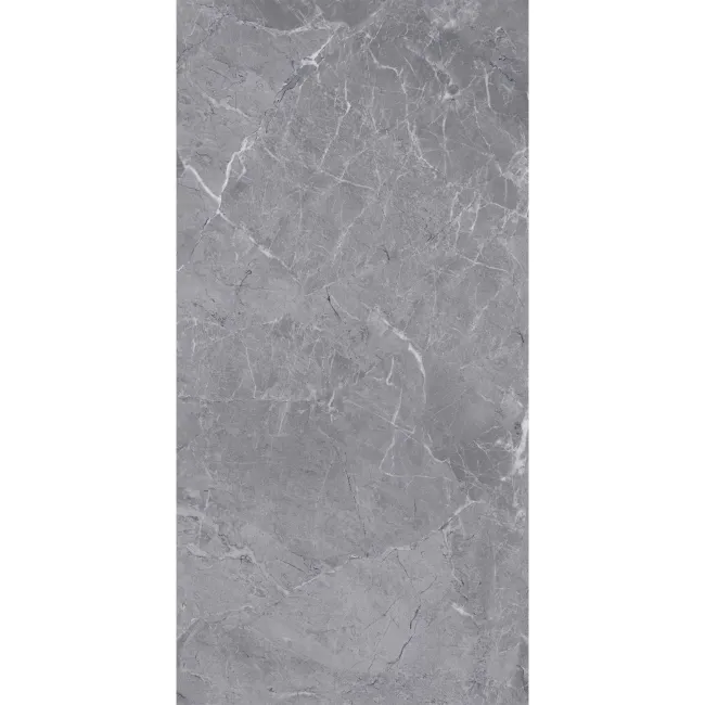 Venetian Black Marble Look Polished Porcelain Tile 600x1200mm