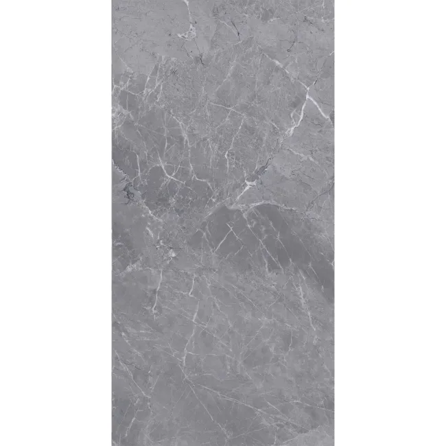 Venetian Black Marble Look Polished Porcelain Tile 600x1200mm