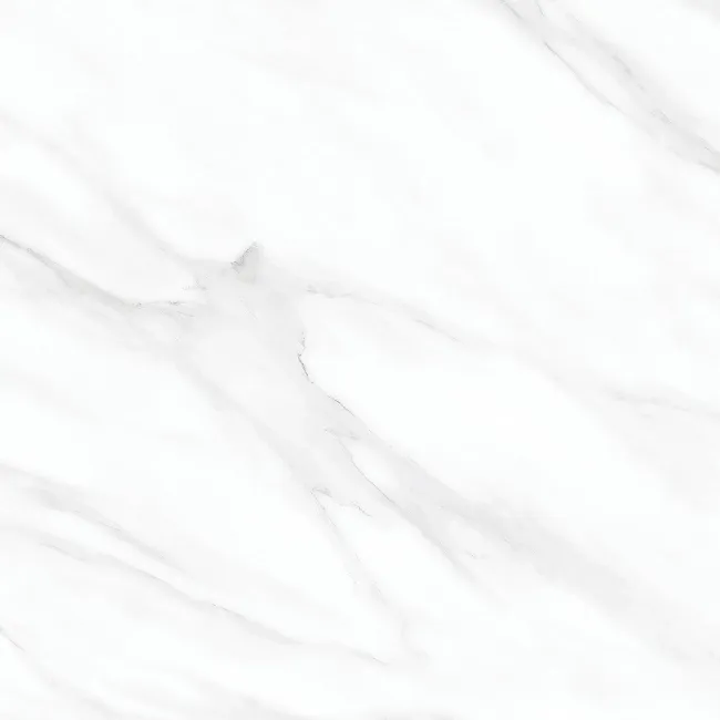 Polar White Marble Look Matt Porcelain Tile 600x600mm