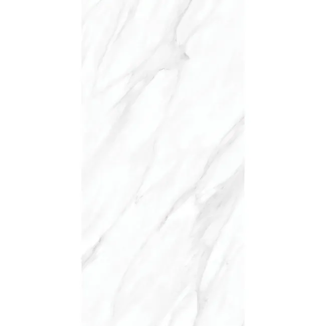 Polar White Marble Look Matt Porcelain Tile 600x1200mm