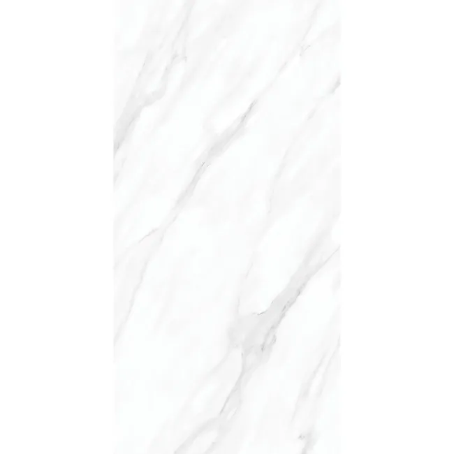 Polar White Marble Look Matt Porcelain Tile 600x1200mm