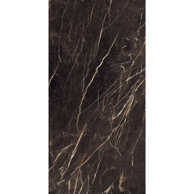 Laurent Black Marble Look Matt Porcelain Tile 600x1200mm
