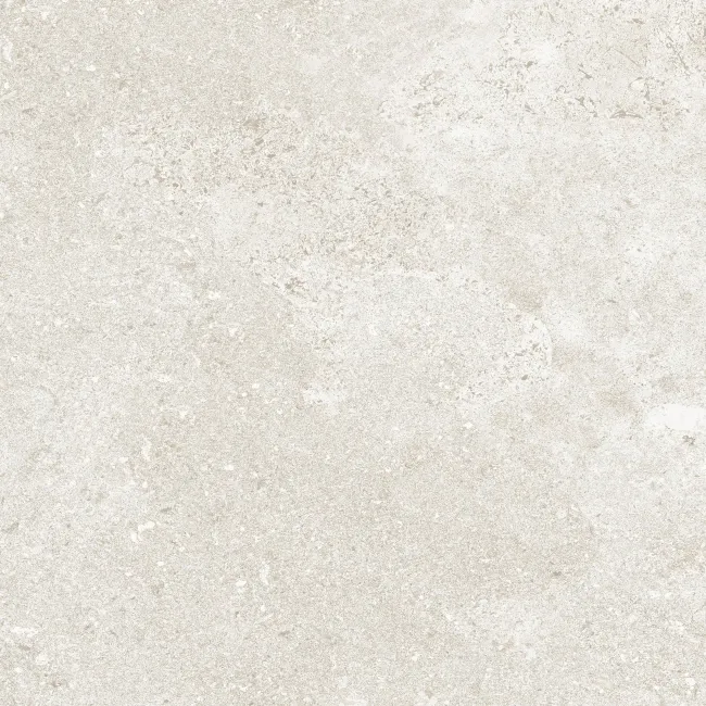 Granada White Limestone Look Matt Porcelain Tile 600x600mm