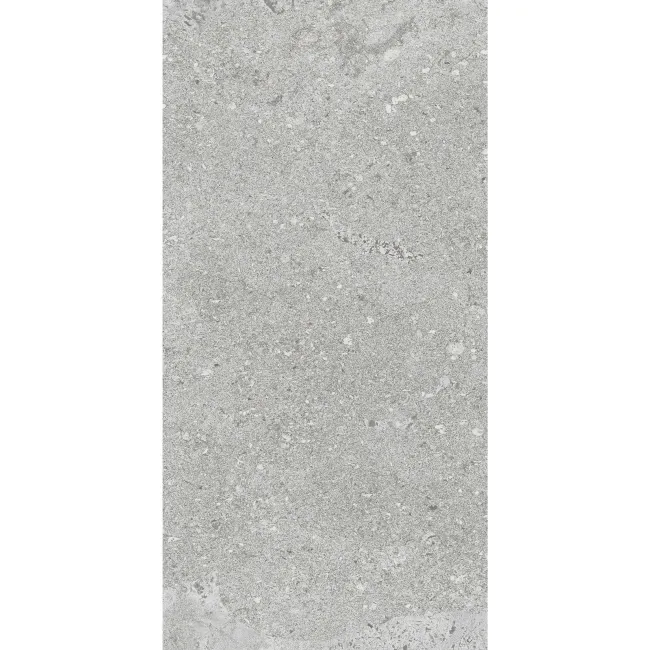 Granada Grey Limestone Look Matt Porcelain Tile 298x600mm