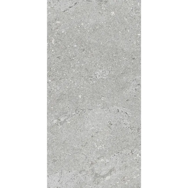Granada Grey Limestone Look Matt Porcelain Tile 298x600mm