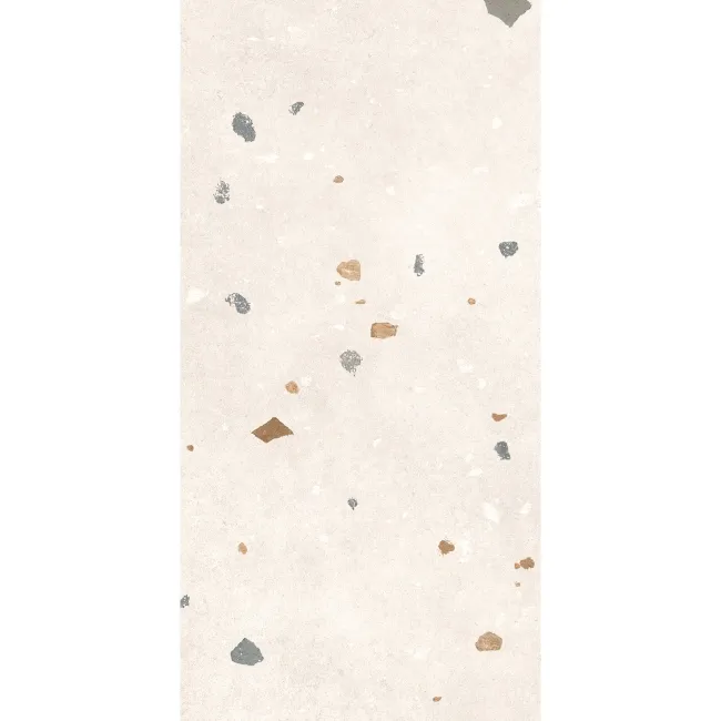 Concept Beige Terrazzo Look Slip Resistant Porcelain Tile 300x600mm