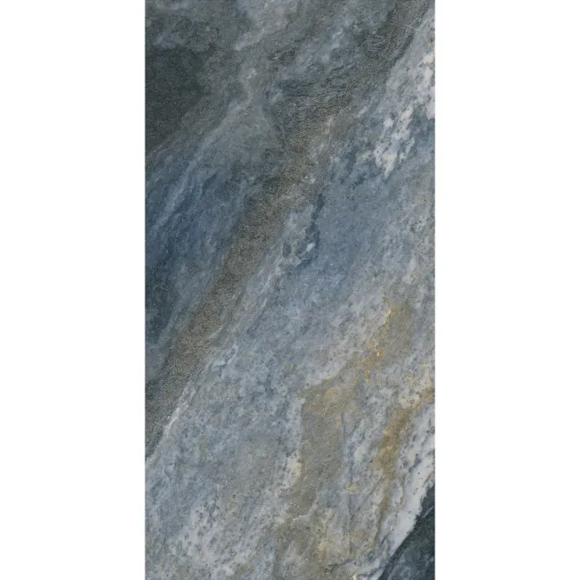 Icon Blue Quartzite Look Matt Porcelain Tile 300x600mm