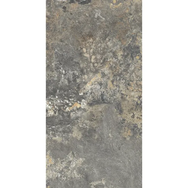 Ko Samui Black Slate Look Matt Porcelain Tile 300x600mm